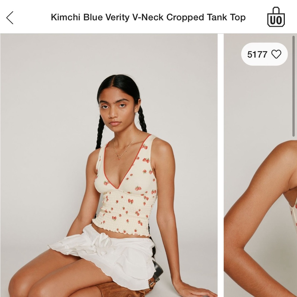 ISO not selling STRAWBERRY KIMCHIBLUE TANKTOP  L OR XL